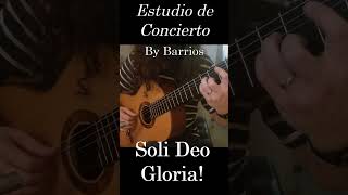 This study by Barrios is so lively guitar Barrios etude [upl. by Fara]