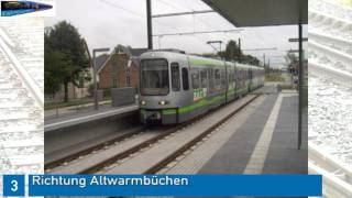 Stadtbahn Hannover VÖ2011 [upl. by Htiaf671]