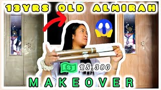 13 yrs OLD ALMIRAH MAKEOVER  Wallpaper from FLIPKART 📦 Under 380💸  IshyaArts [upl. by Ydner]