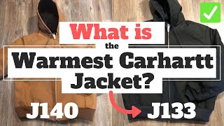 Examining the Warmest Carhartt Jackets [upl. by Atiekram192]