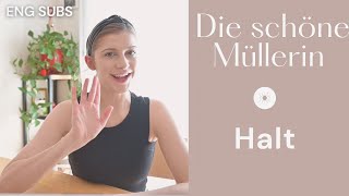 Learn German with Poetry Die schöne Müllerin  Halt [upl. by Nnaylime]