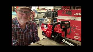 Unpacking my FREE cordless chainsaw from Harbor Freight [upl. by Anahir]