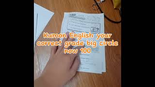 Kumon English your correctly [upl. by Analra]