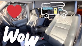 How to fit Range Rover captain seats into a Mercedes Sprinter [upl. by Atinnek]