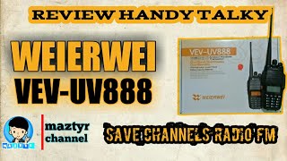 Review  cara setting ht weierwei uv 888 repeater [upl. by Schramke768]