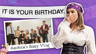 We turned ourselves into office characters AASHNA’s BDAY VLOG [upl. by Anires]