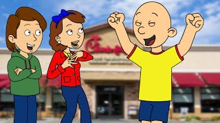 Caillou Fixes the ChickFilA  Ungrounded REQUEST [upl. by Sellers]