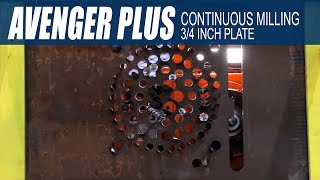 Ocean Avenger Plus Milling Slot in 34 inch Plate [upl. by Troc]