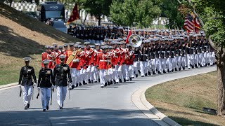 29th Commandant of the Marine Corps retired Gen Alfred Gray laid to rest at ANC [upl. by Nnayrb475]