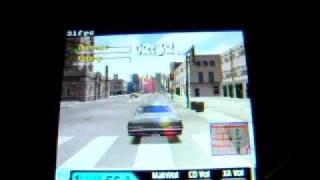 Driver 2 with FPSEce 10 beta version psx emulator for windows mobile running on Samsung Omnia [upl. by Liakim]