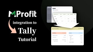 MProfit integration to Tally  Tutorial [upl. by Flavian]