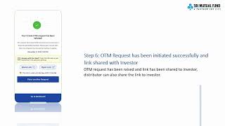SBI MF Partner App User Guide  How to Create OTM [upl. by Dallman]