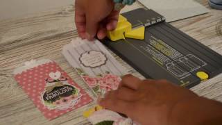 Make Pockets using WRMK Gift Bag Punch Board Tutorial [upl. by Arimay168]