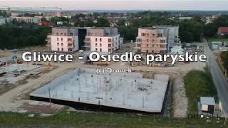 Gliwice  Osiedle paryskie  dronekcompl [upl. by Llireva]