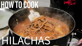 HOW TO COOK HILACHAS  COMO COCINAR HILACHAS  TRADITIONAL GUATEMALAN RECIPES [upl. by Eniowtna807]