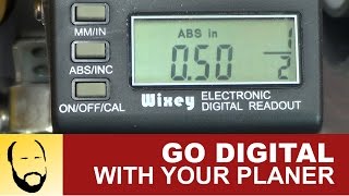 Installing a Wixey WR510 Digtial Planer Readout on a DeWalt DW735 Planer [upl. by Sillaw]