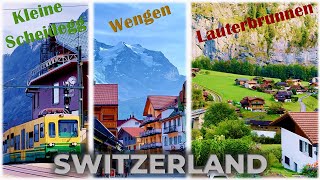 Kleine Scheidegg  Wengen  Lauterbrunnen Switzerland 🇨🇭 [upl. by Inalial]