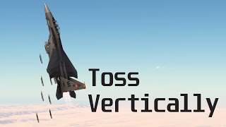 Vertical Toss Maneuver  GBU39 amp GromE2  F15E Strike Eagle amp Su34 in Dev Server War Thunder [upl. by Oivalf808]