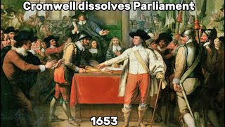 Oliver Cromwell dissolves parliament 1653 [upl. by Philpot]