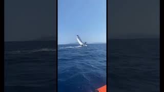 The Flying Dutchman pitchpole hobie14 sailfail LOTE [upl. by Thatch493]