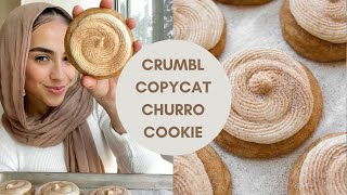 HOW TO MAKE THE BEST CRUMBL COOKIES AT HOME  Churro Flavor [upl. by Amron]