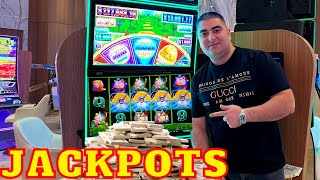 Rare 4 SCATTERS JACKPOT On Huff N More Puff Slot [upl. by Cadell]