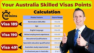 Maximize your Australian PR points calculation in 2024 With case scenario Visa 189 190 amp 491 [upl. by Aden412]