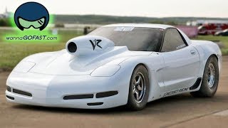 Worlds Fastest ALL MOTOR Corvette in the 12 Mile [upl. by Nolur]