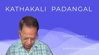 Kathakali Padangal  Duruyodhana vadham  Part 1 കഥകളി പദങ്ങൾ  ദുര്യോധന വധം  ഭാഗം 1 [upl. by Bebe]