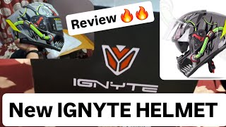 NEW IGNYTE HELMET REVIEW ALL NEW EDITION UNDER 5K HELMET  Rocketrider1  ALL NEW SPORTS HELMET [upl. by Bodnar490]