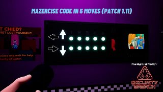 FNaF Security Breach  Mazercise Code for Xbox One Patch 111 [upl. by Lanford142]