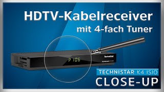 TECHNISTAR K4 ISIO  HDTVKabelreceiver mit 4fachTuner  TechniSat [upl. by Othilie]