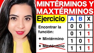 MINTÉRMINOS Y MAXTÉRMINOS  Ejercicio 7 [upl. by Xuaegram98]