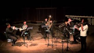 Fantasy for TromboneJames Cornow played by Evan Sinaga amp Brass Quintet [upl. by Lletnohs109]