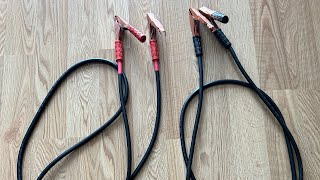 Akü Takviye Kablosu Yapımı  35mm Kaynak kablosu  How to make a battery jumper cable [upl. by Ecirtnuahs]