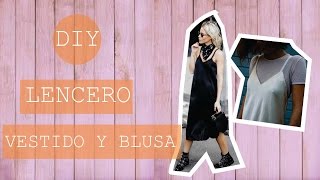 DIY Lencero blusavestido slip dress [upl. by Thorley888]