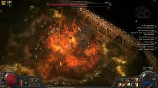 PoE 2 Witch hunter Explosive Grenades Map Boss Kill Showcase [upl. by Vano85]