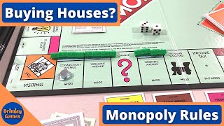 When can you buy houses in Monopoly  Official Monopoly Rules  FAQ [upl. by Ihp638]