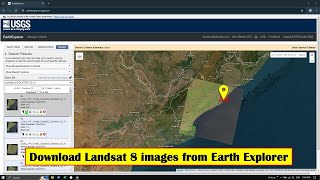 How to Download Landsat 8 image from Earth Explorer  Free [upl. by Yanej]