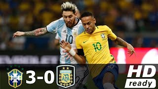 Full Match  Brazil VS Argentina  2018 Fifa World Cup Qualifiers  11 10 2016 [upl. by Ogirdor89]