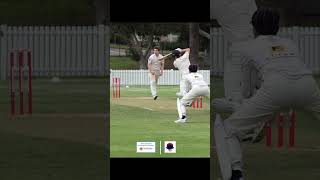 Beautiful cover drive from Keelan Mendel in M4s on Saturday bleedblue [upl. by Zeke934]