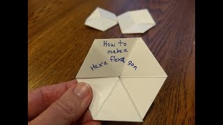 How to make a Hexaflexagon [upl. by Ylek]