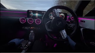 CRAZY POV Drive In Mercedes A250 STAGE 1 Tune [upl. by Eustis]