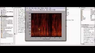 How to read a wav file and make it spectrogram  matlab [upl. by Eellehs]