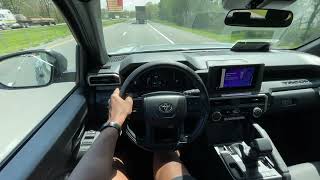 2024 Toyota Tacoma SR POV Test Drive 24 Turbo 4 Cylinder [upl. by Raynold]