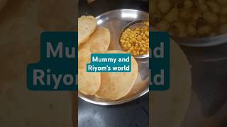 Breakfast recipe l Luchi aur ghugunifood viralvideo recipe cooking [upl. by Gardiner7]