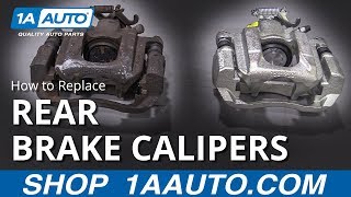 How to Replace Rear Brake Calipers On Any Car [upl. by Aniretake]