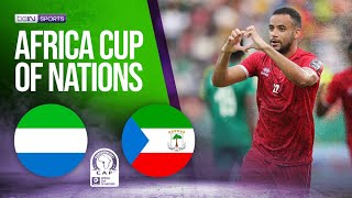 Sierra Leone 🆚 Equatorial Guinea Highlights  TotalEnergiesAFCON2021  Group E [upl. by Alla939]