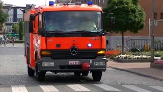 Zele Brandweer met Materieelwagen [upl. by Imij205]