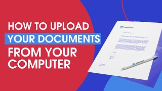 How to Upload your Documents from your Computer [upl. by Ideih]